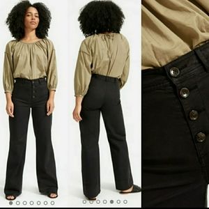 Everlane Lightweight Button-Fly Wide Leg Chino 6